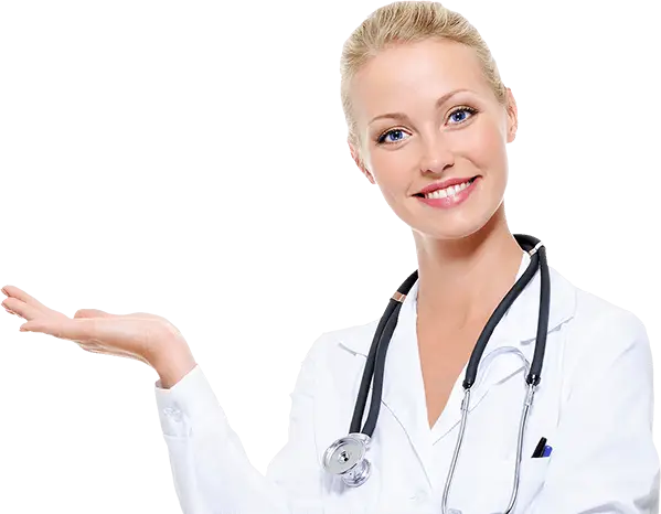 Smiling Doctor Holding Out Hand