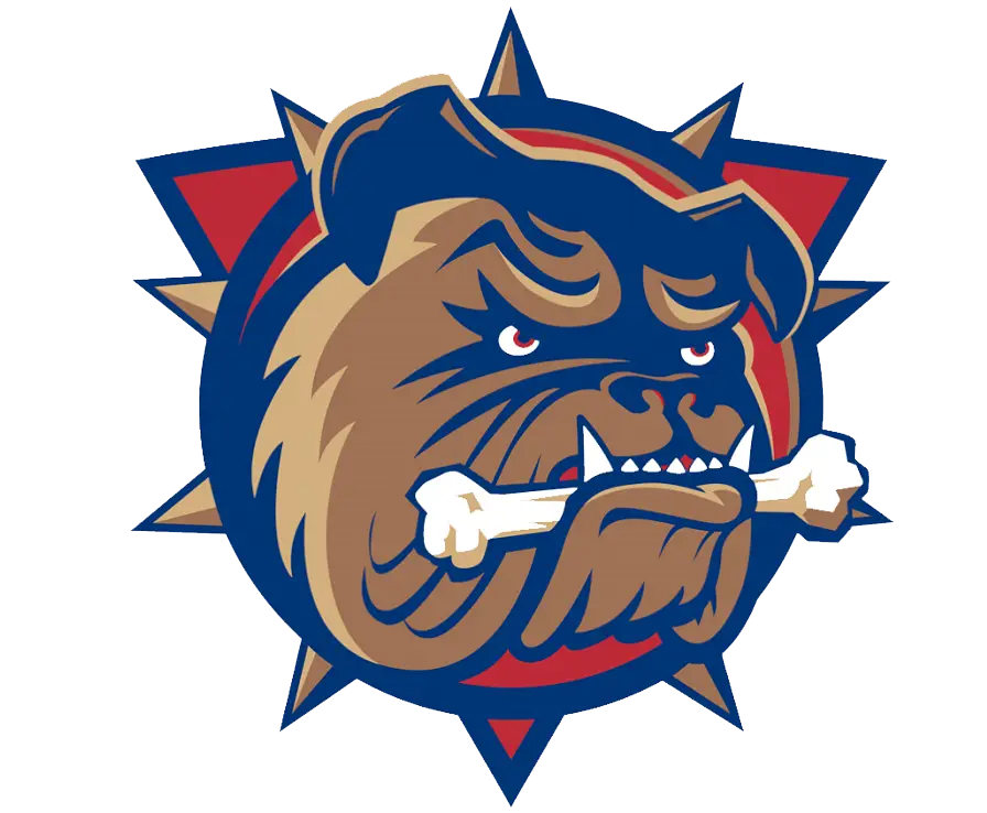 Fierce Bulldog Logo with Bone Illustration