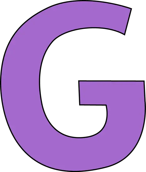 Purple Letter G