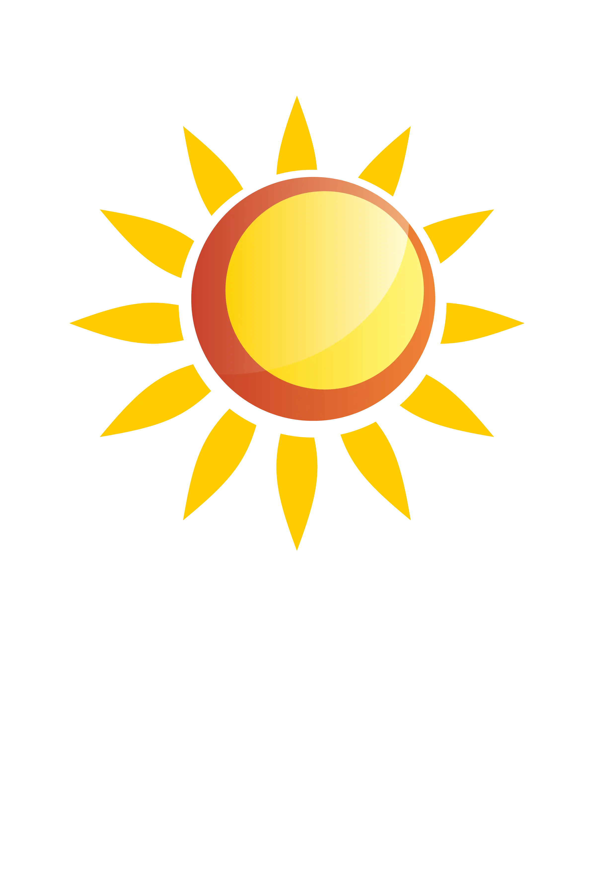 Sunny Sun Icon Illustration