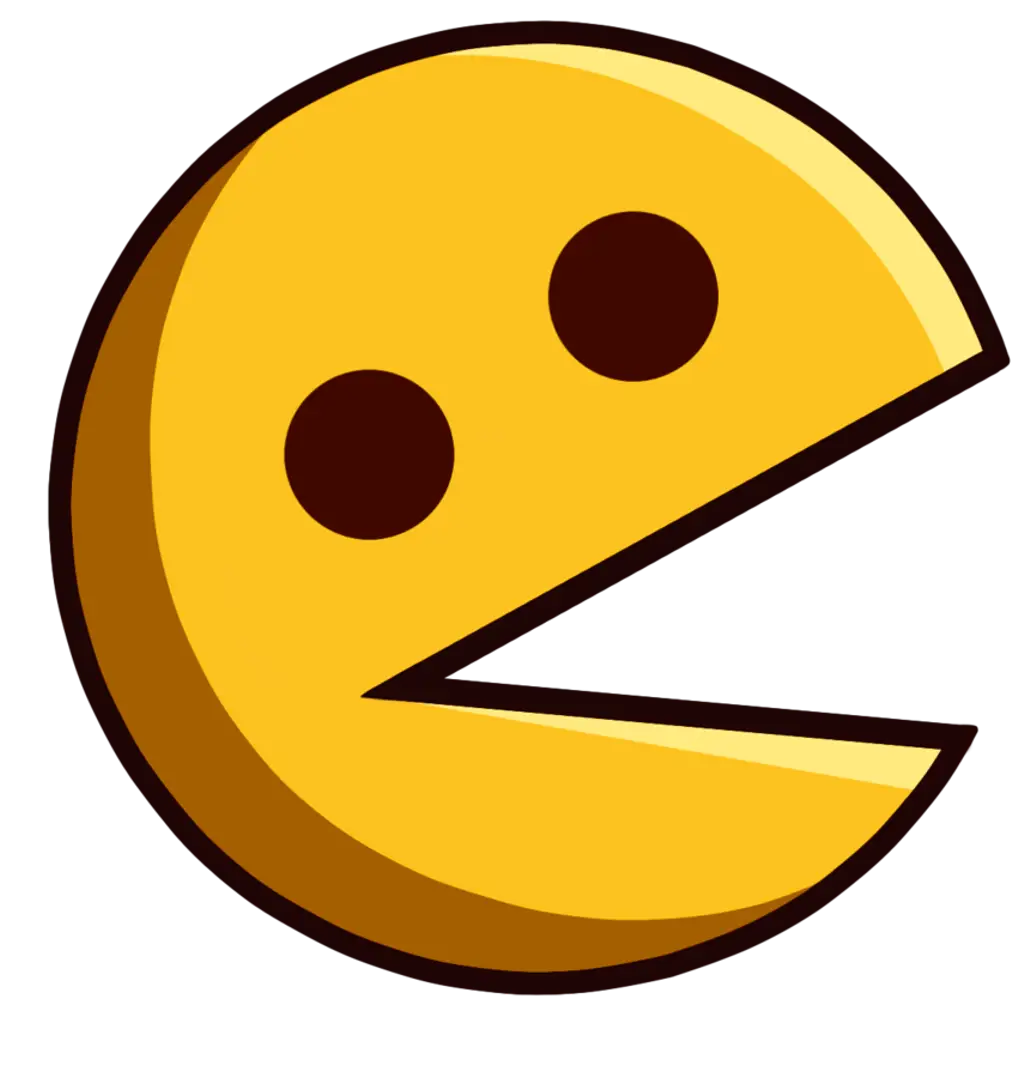 Yellow Arcade Game Character Illustration