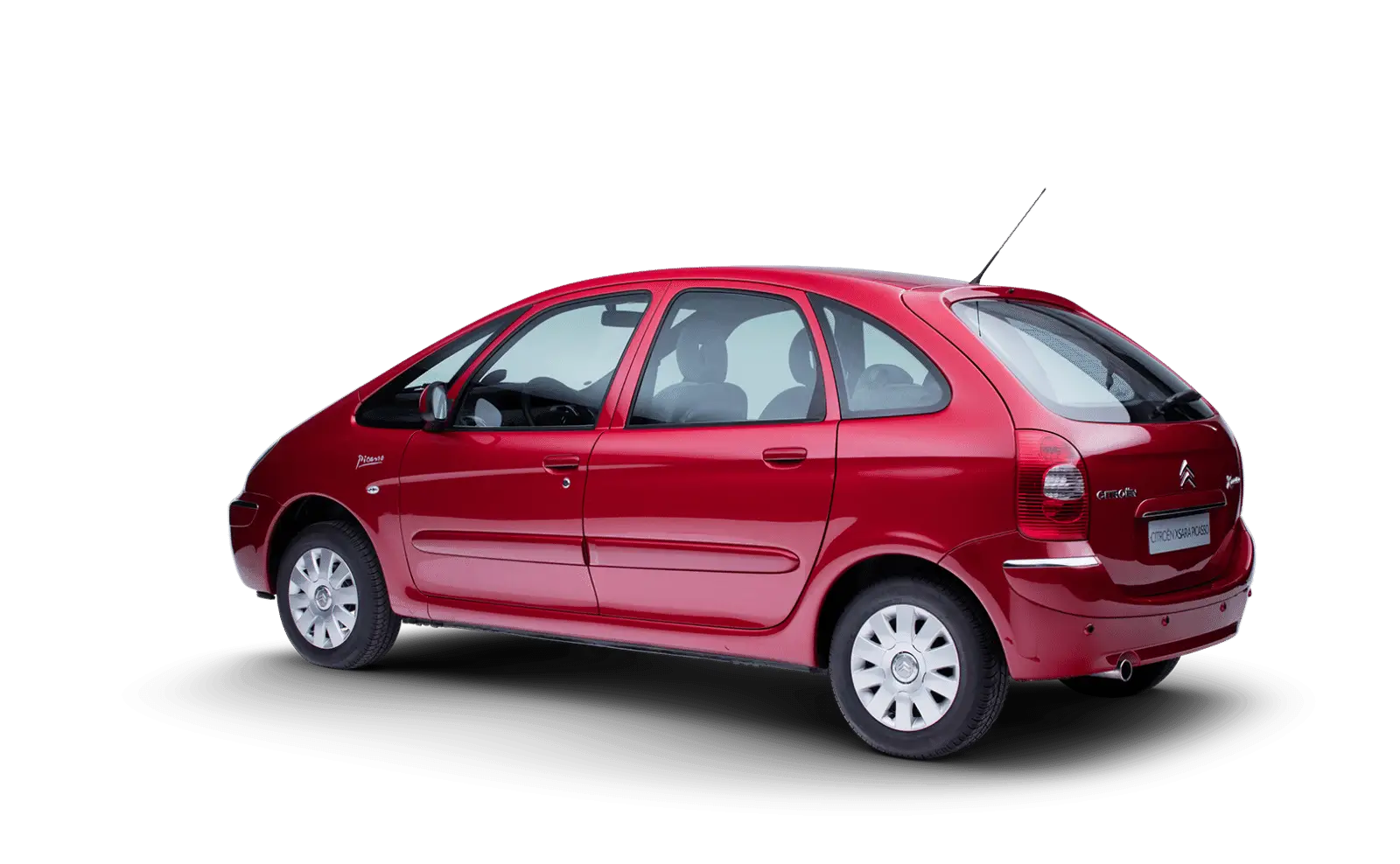 Compact Red Hatchback Car