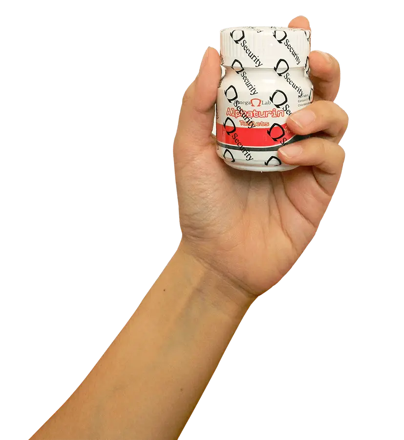 Hand Holding a Can