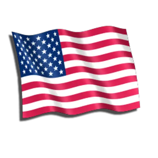 United States Flag with Stars and Stripes