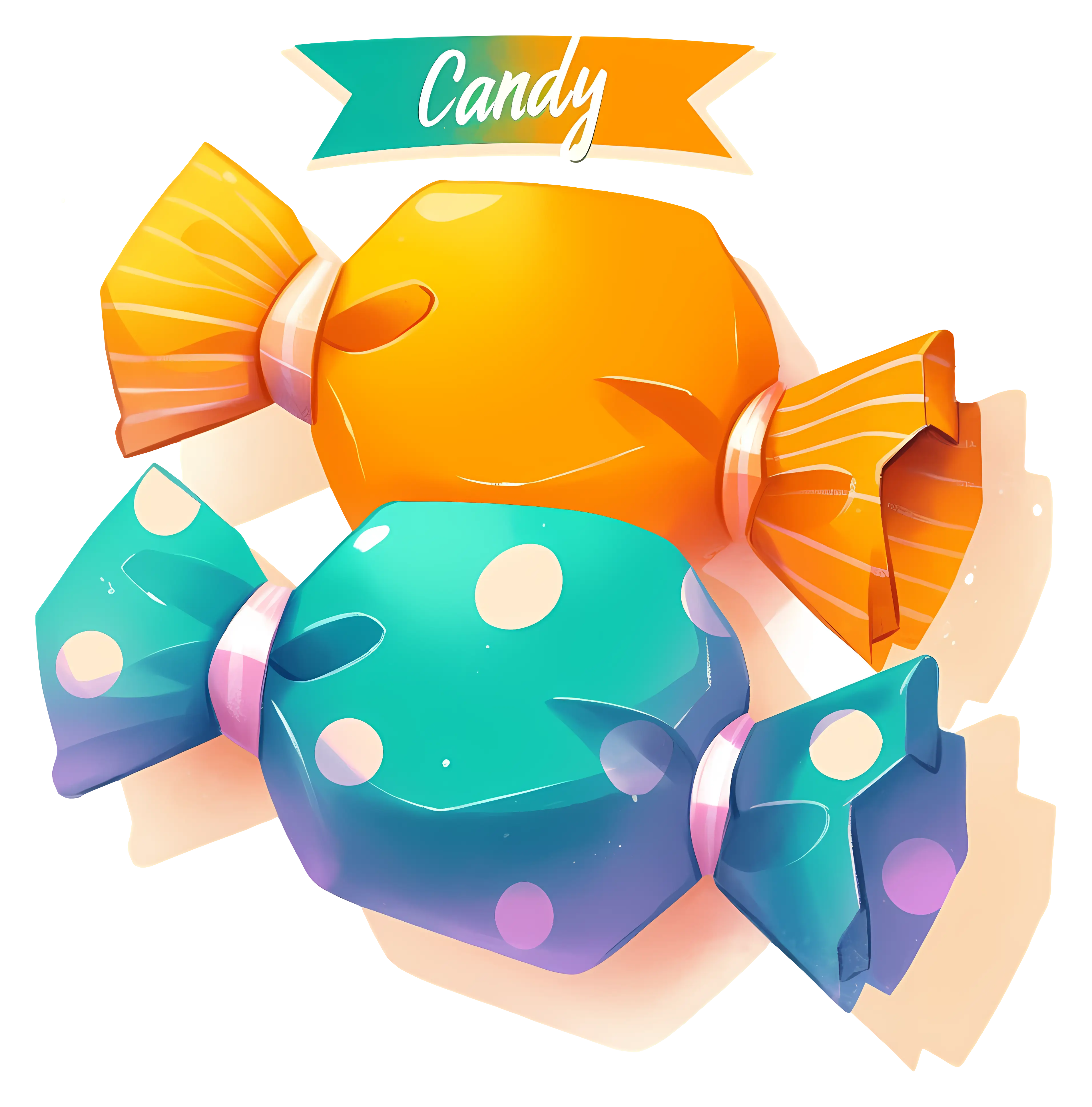 Two Wrapped Candies