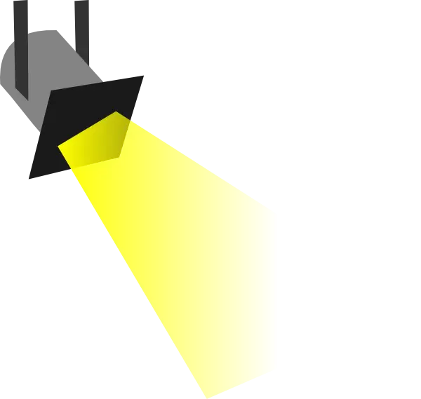 Stage Spotlight Illustration