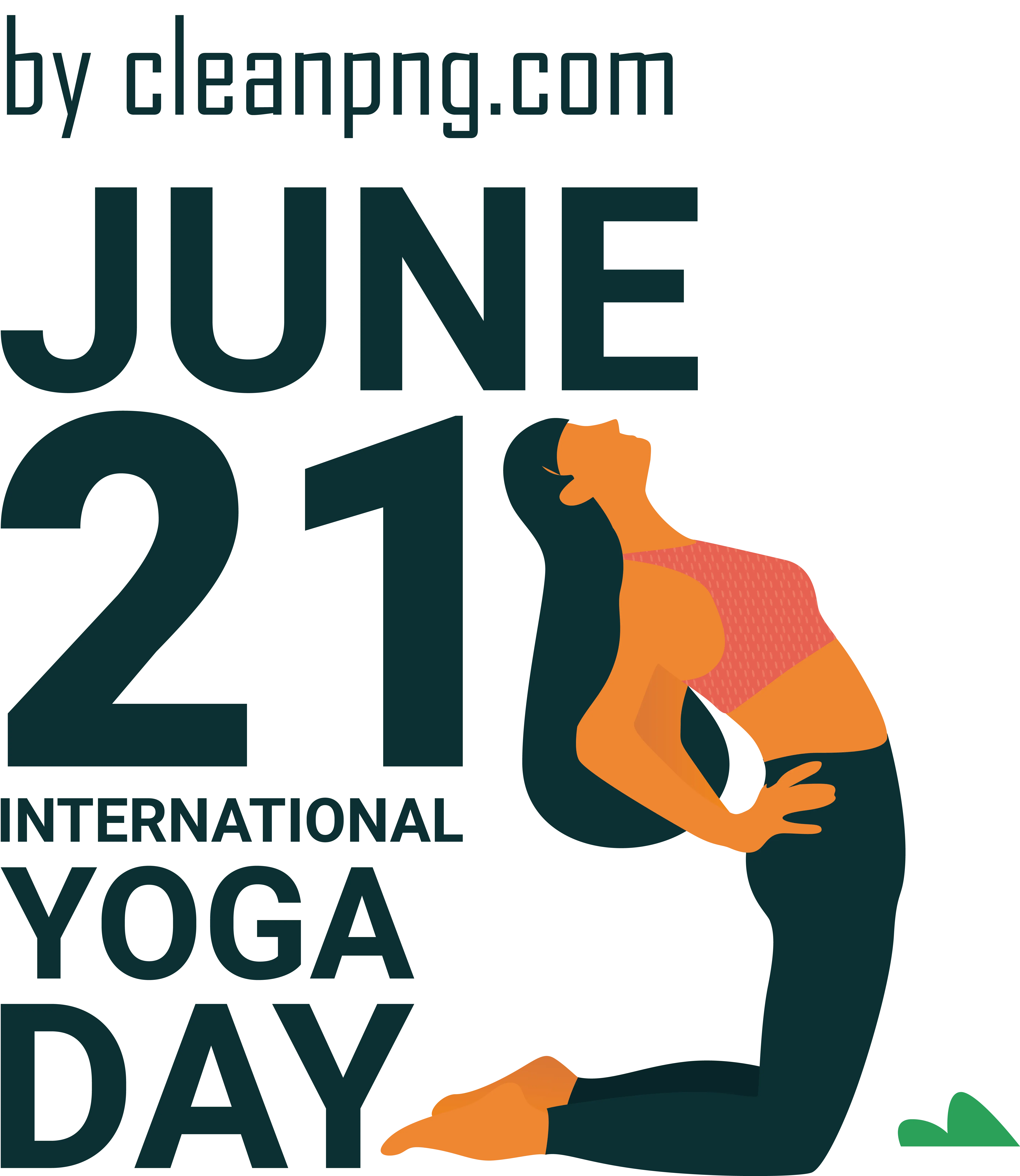 International Yoga Day Illustration, June 21