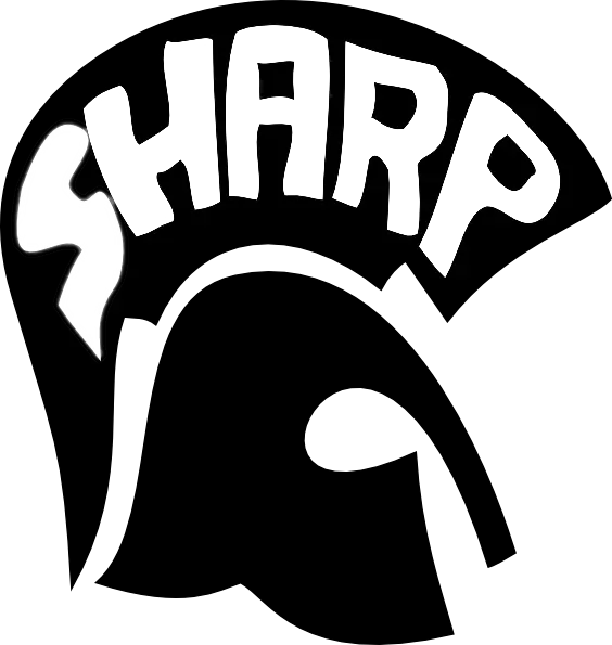 Sharp Helmet Logo Design