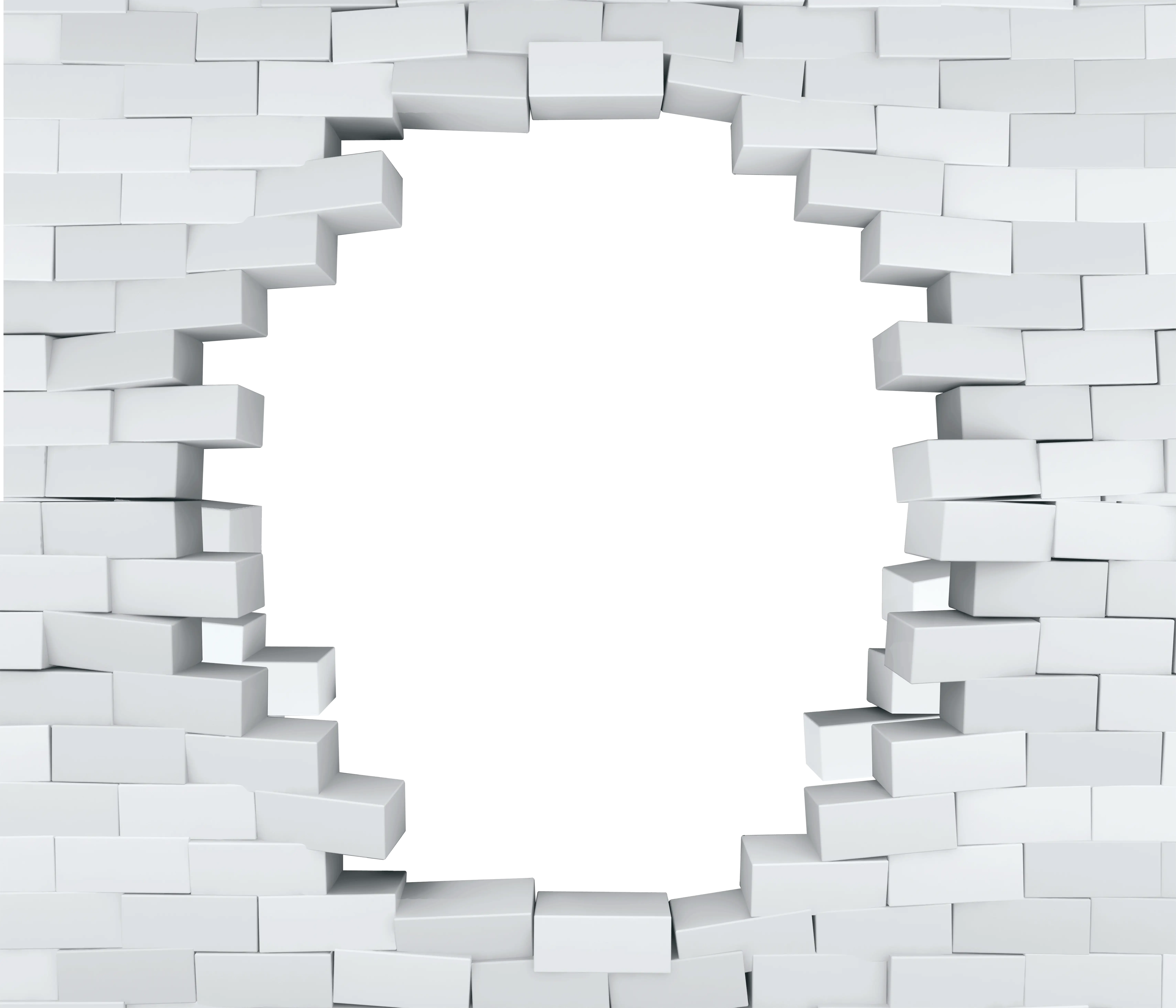 Brick Wall with Hole