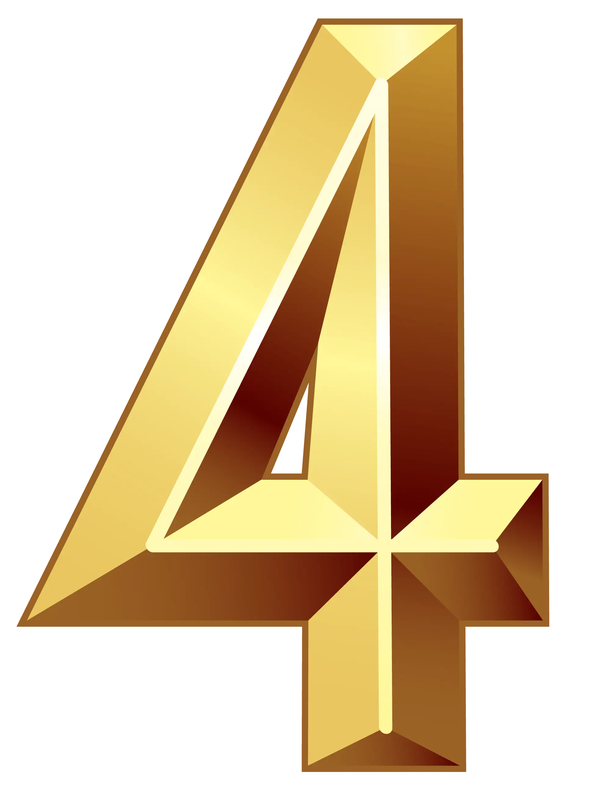 Shiny Golden Number 4