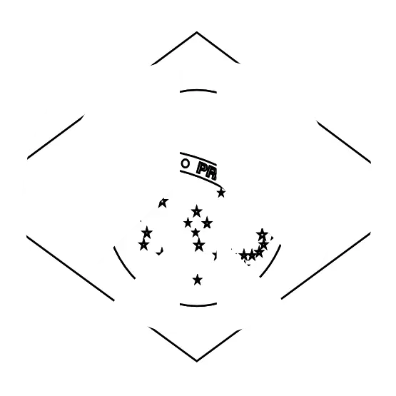 Peace Symbol with Stars
