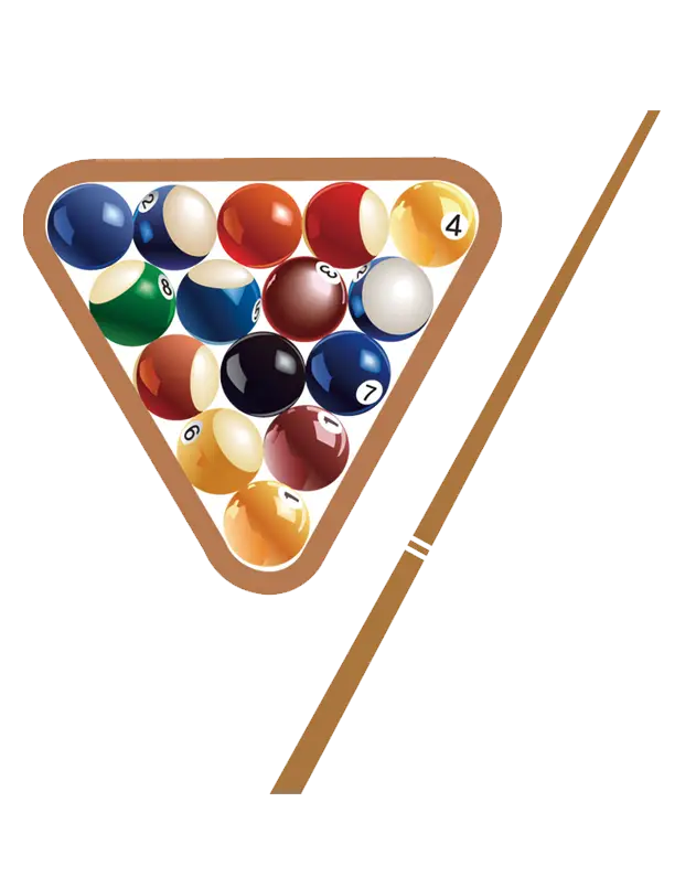 Billiard Balls and Cue Stick