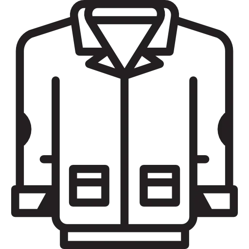 Black Coat Outline Illustration