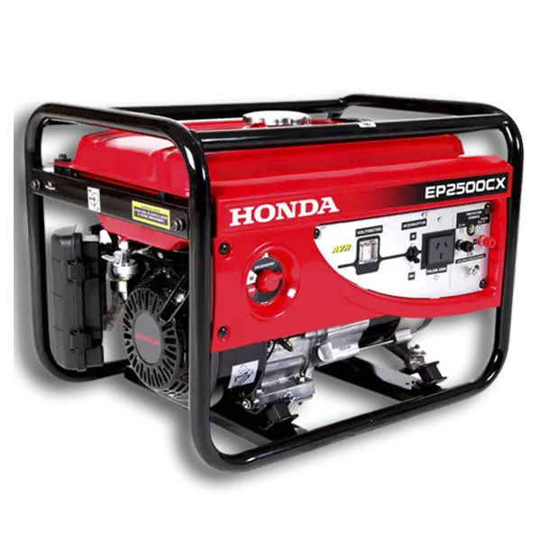 Red Honda Generator for Portable Power Supply