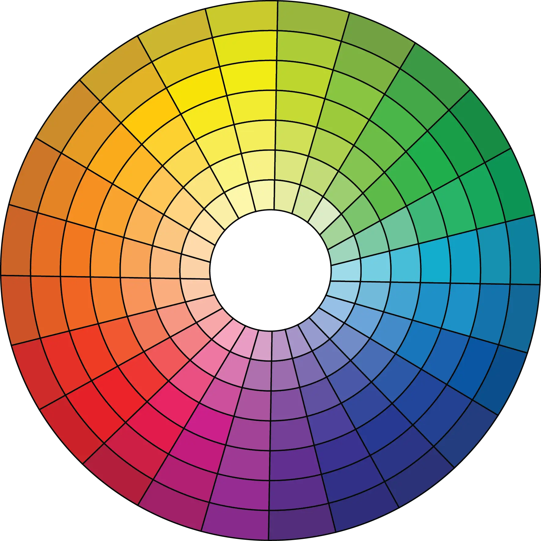 Bright Color Spectrum Wheel