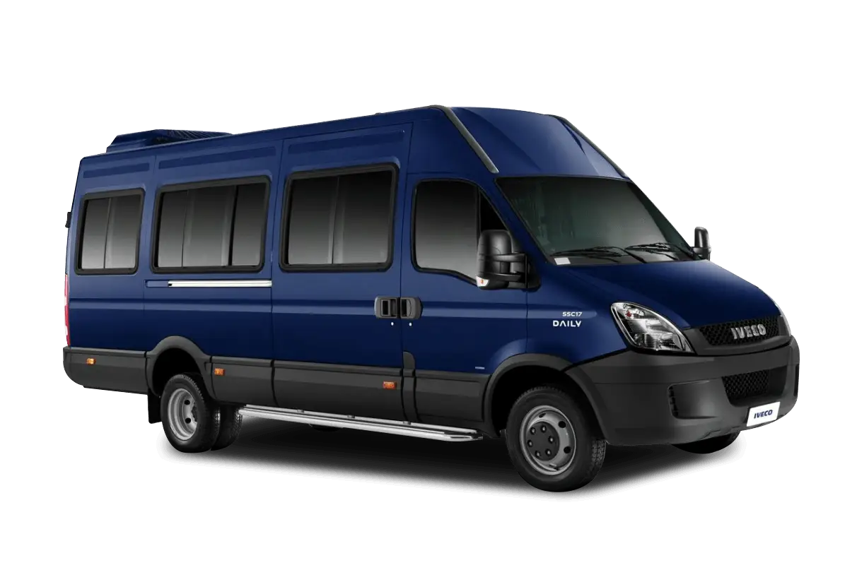 Blue Passenger Van for Transport