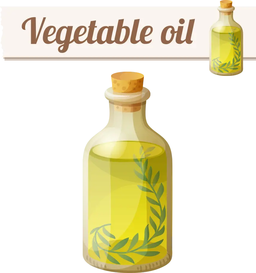 Bottle of Vegetable Oil
