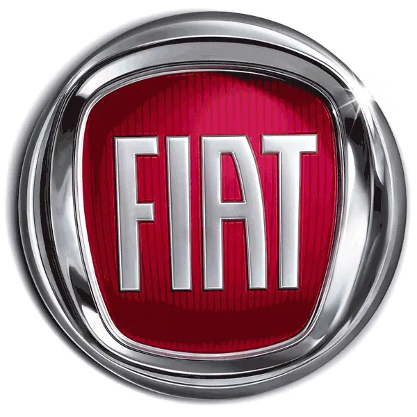FIAT Logo with Red Background