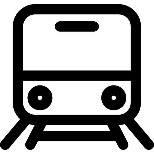 Minimalist Train Icon Design