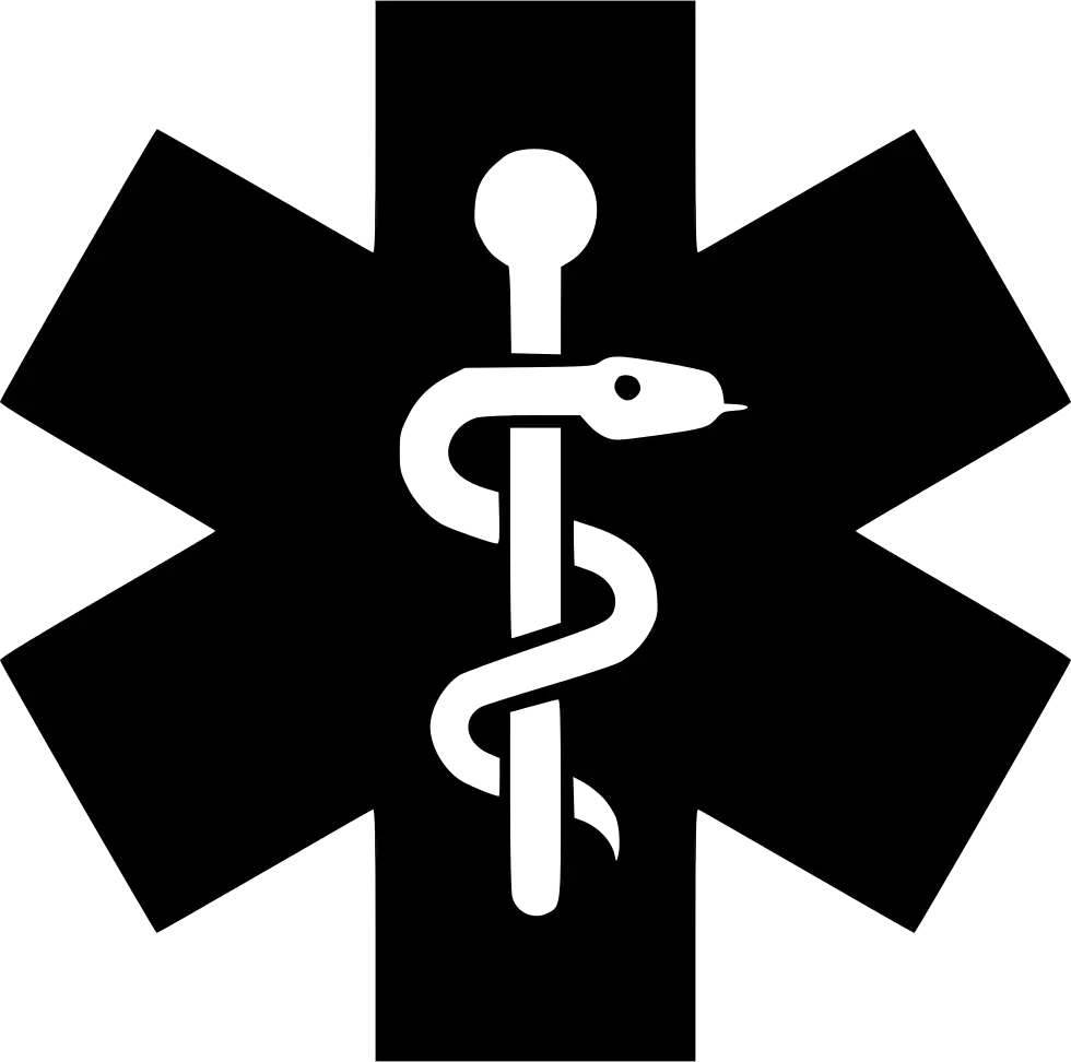 Medical Symbol with Snake and Staff