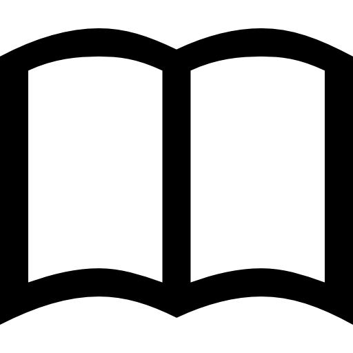 Open Book Icon as a Symbol of Knowledge