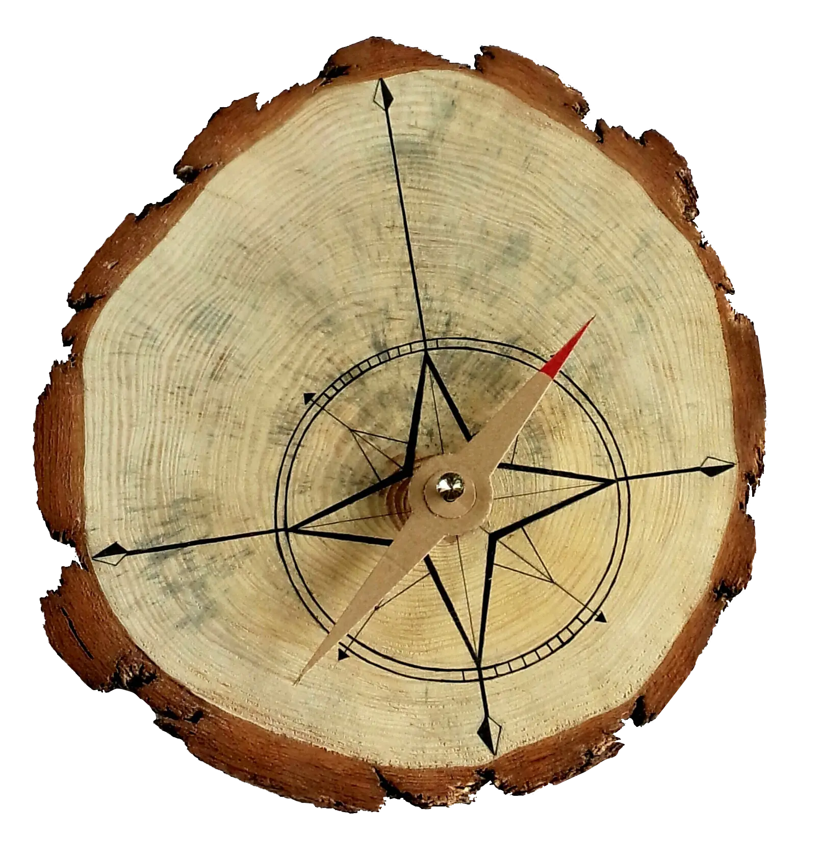 Rustic Wooden Clock