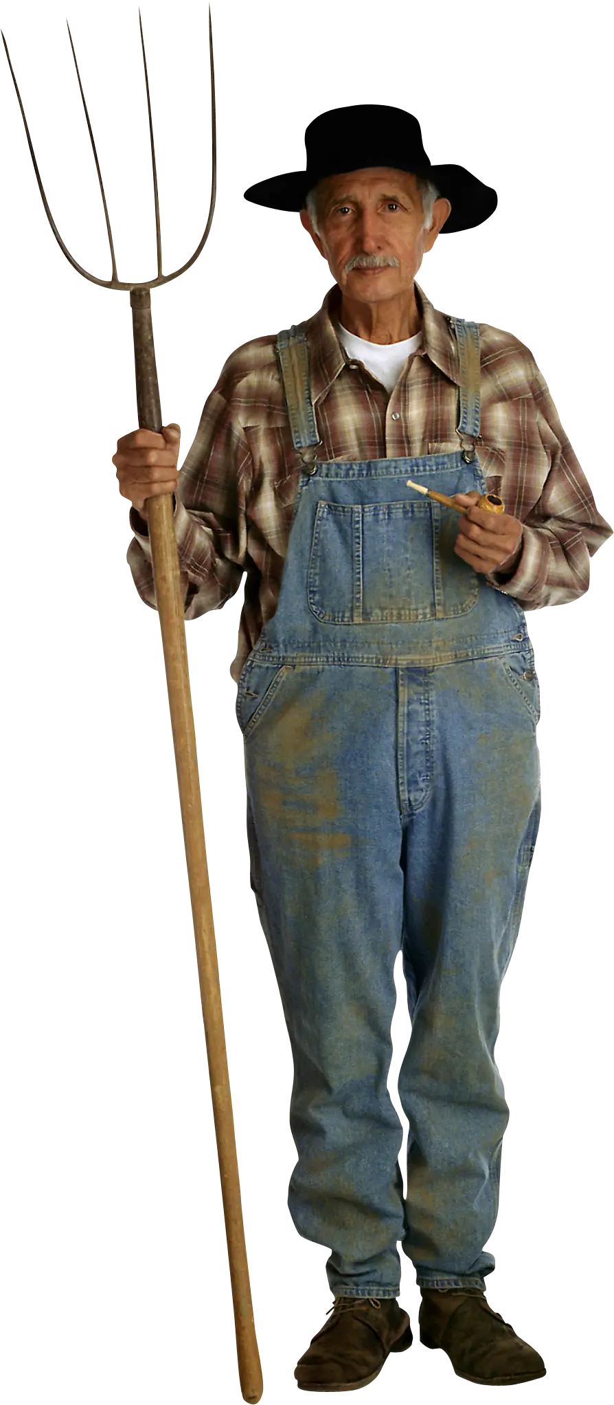 Farmer with Pitchfork