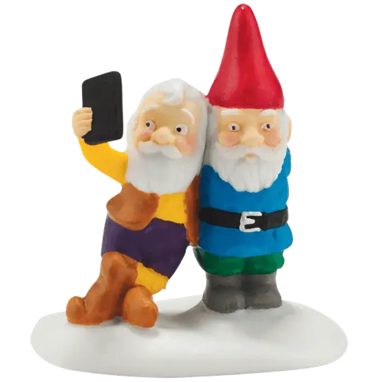 Gnomes Taking a Selfie