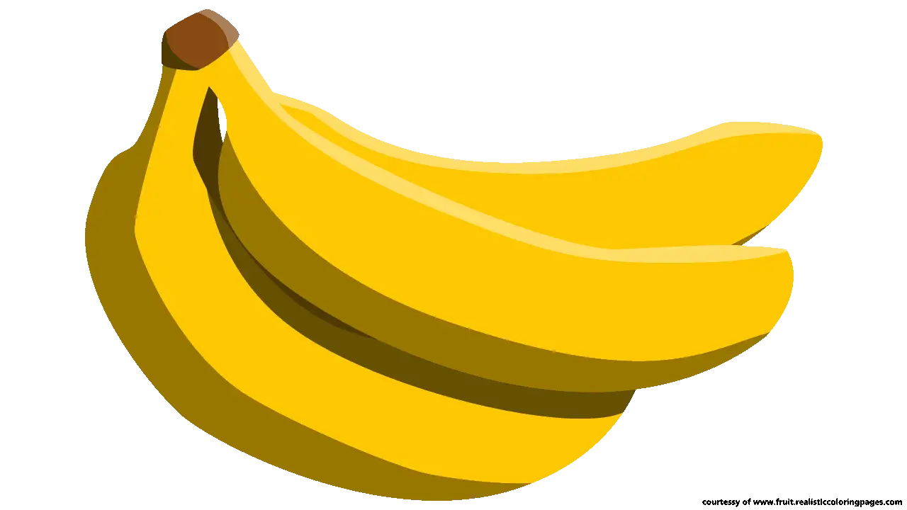 Bright Yellow Banana Bunch