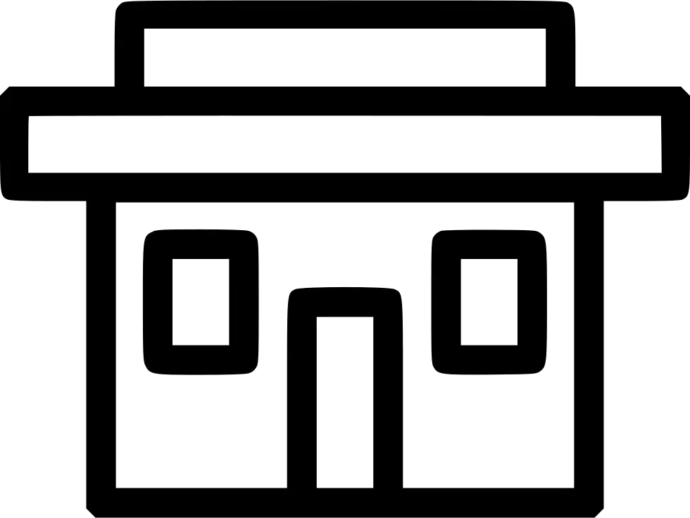 Minimalist House Icon with Simple Outline