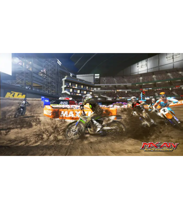 Exciting Motocross Race in Action
