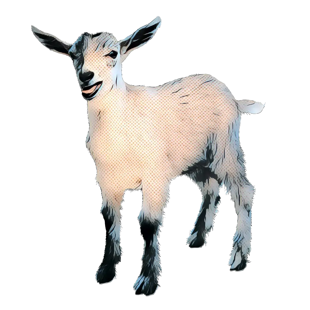 Goat Illustration in Artistic Style