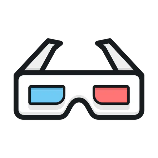 3D Glasses for Viewing Experience