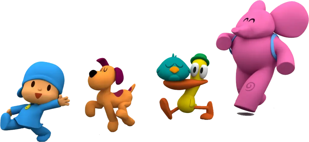 Pocoyo and Friends Cartoon Characters
