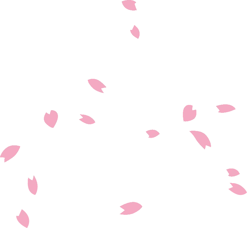 Falling Pink Flower Petals
