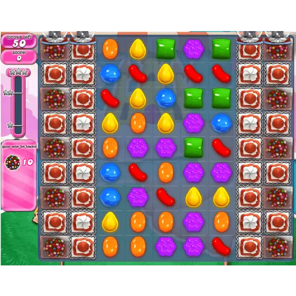 Candy Crush Gameplay Screen