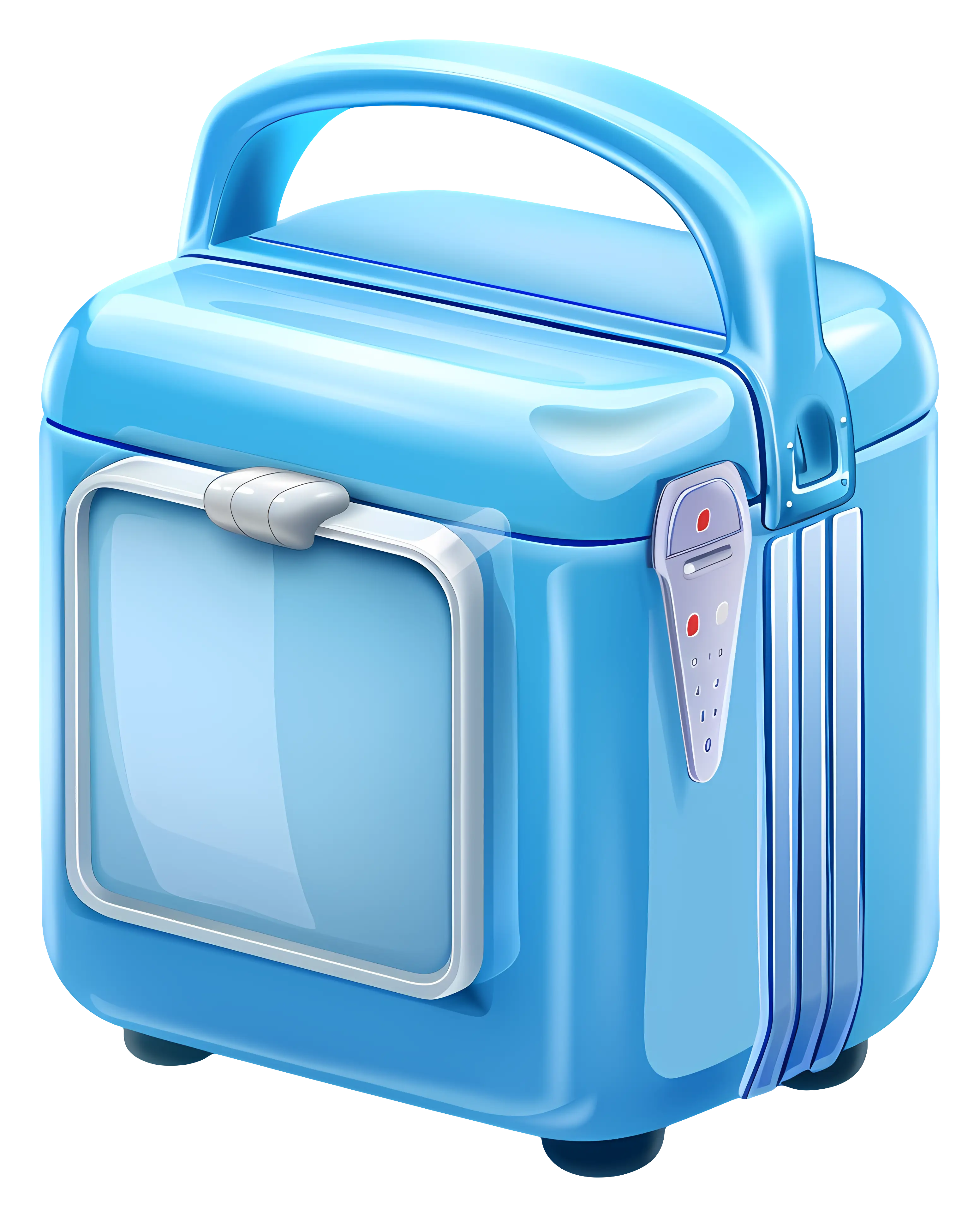 Blue Portable Cooler