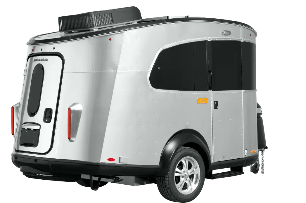 Silver Travel Trailer for Camping Adventures