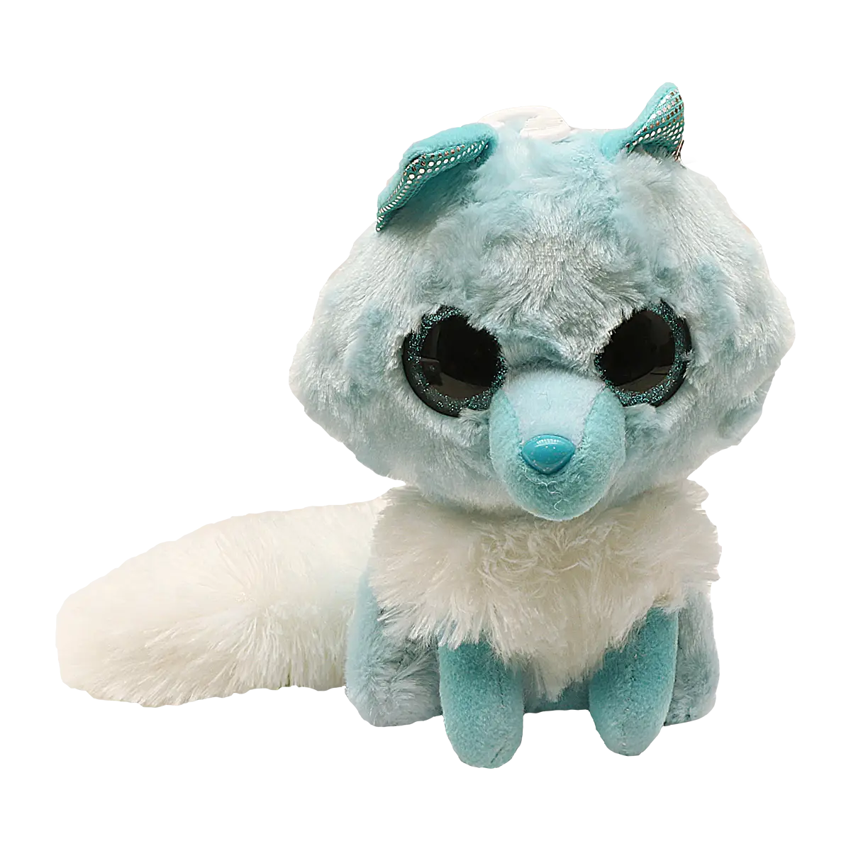Blue Plush Fox Toy