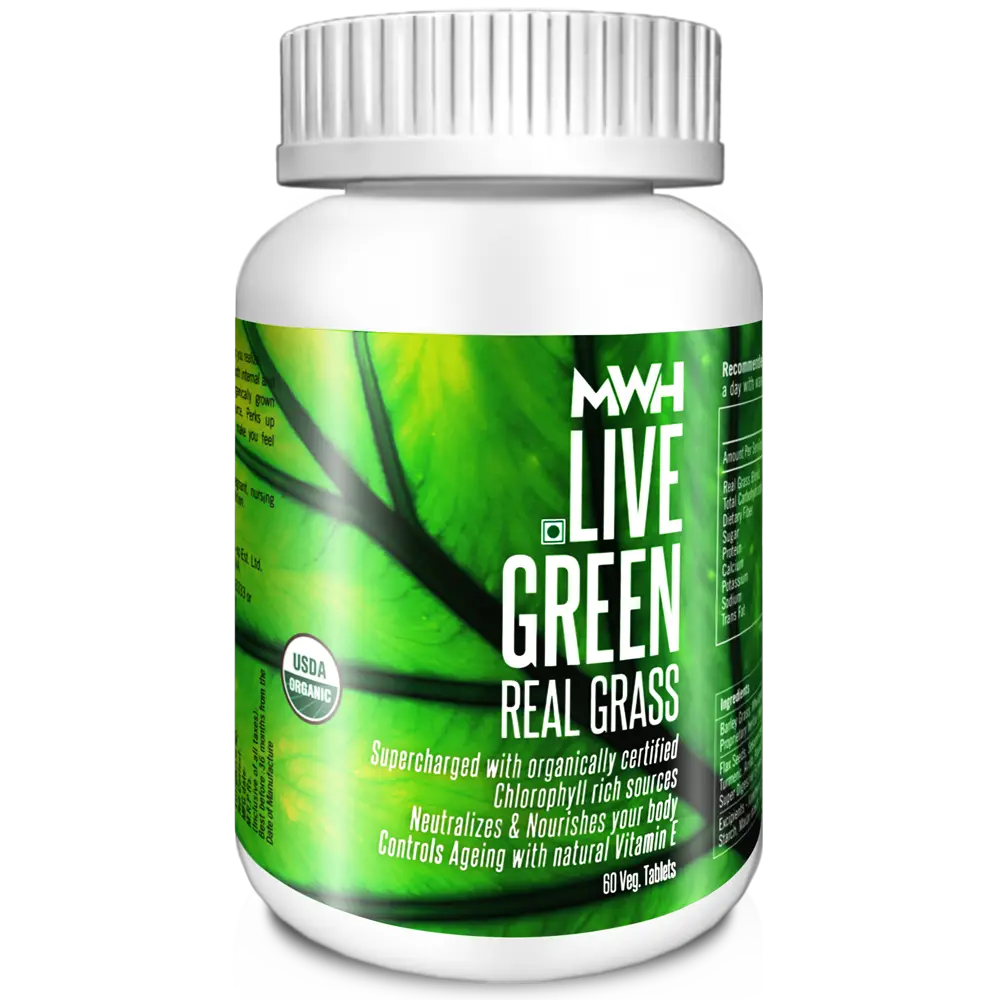 Green Dietary Supplement Bottle for Wellness