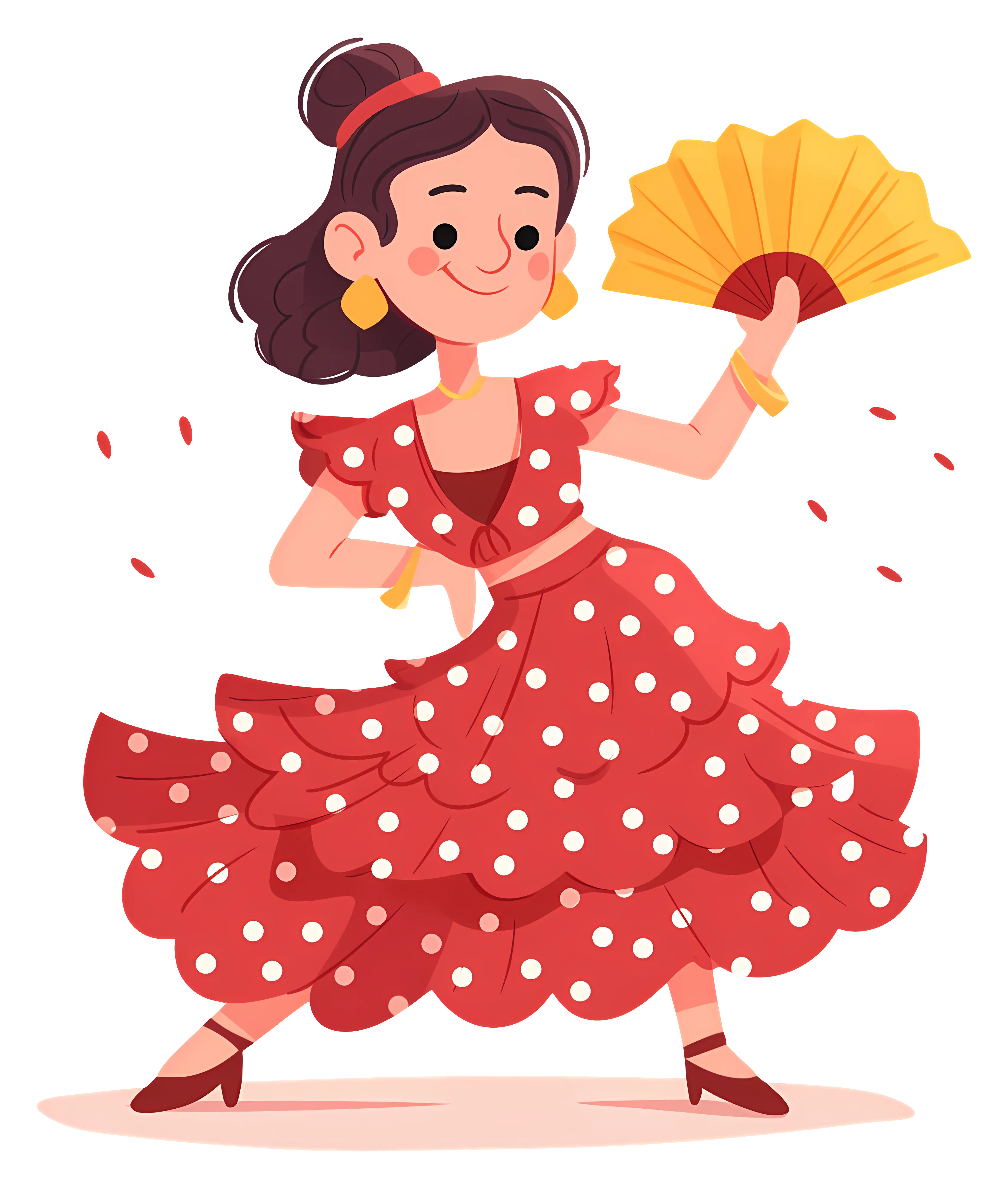 Dancing Girl with Fan