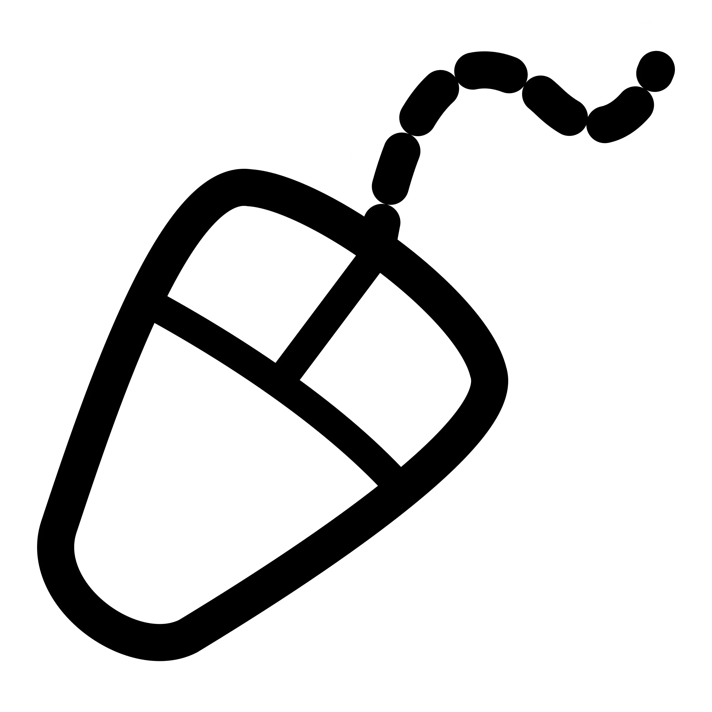 Minimalist Computer Mouse Icon