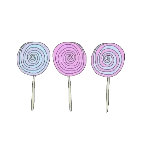 Colorful Lollipops Illustration