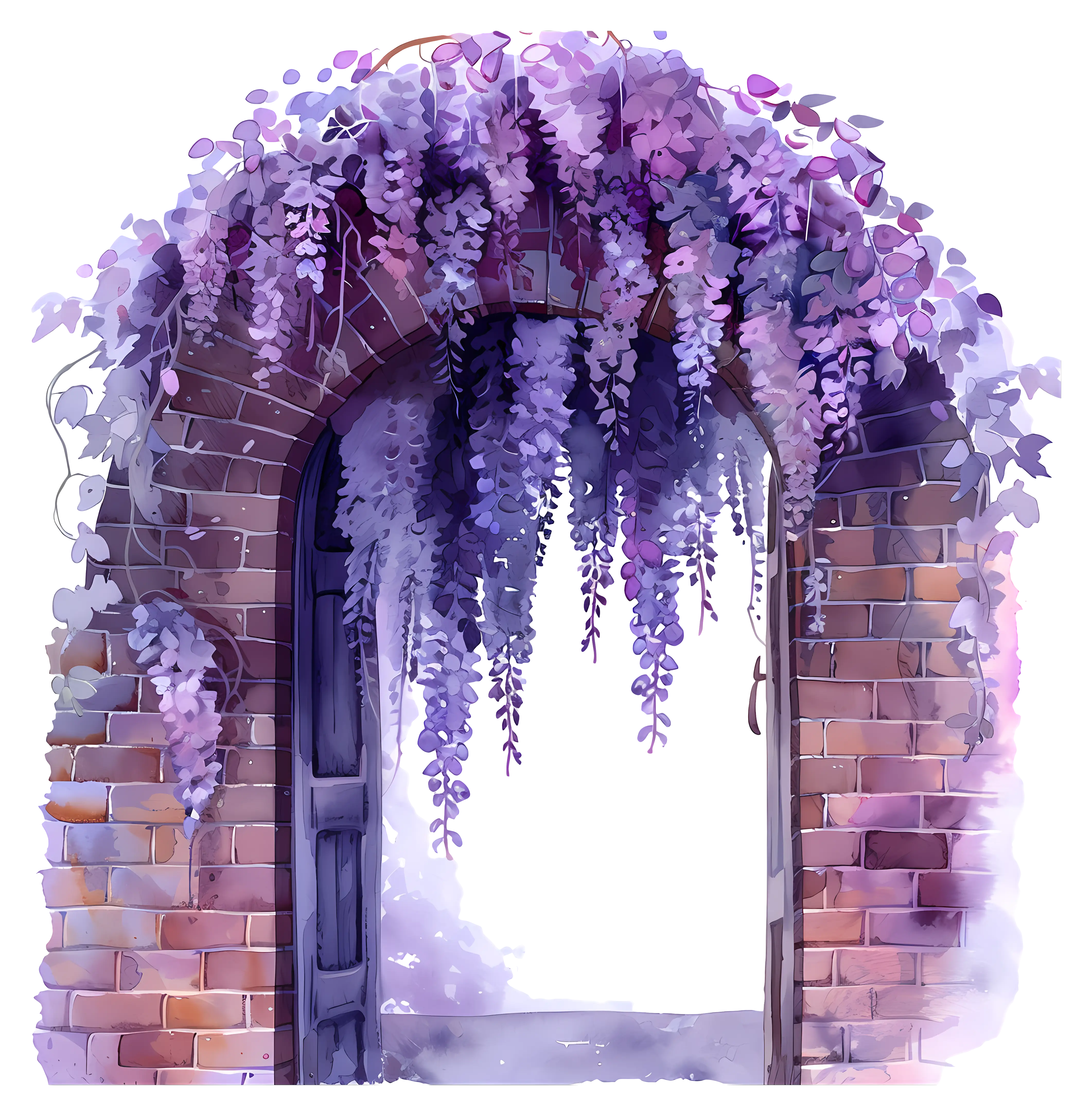 Flower Arch with Wisteria