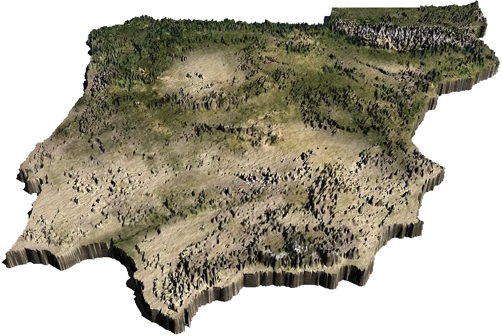 3D Terrain Map