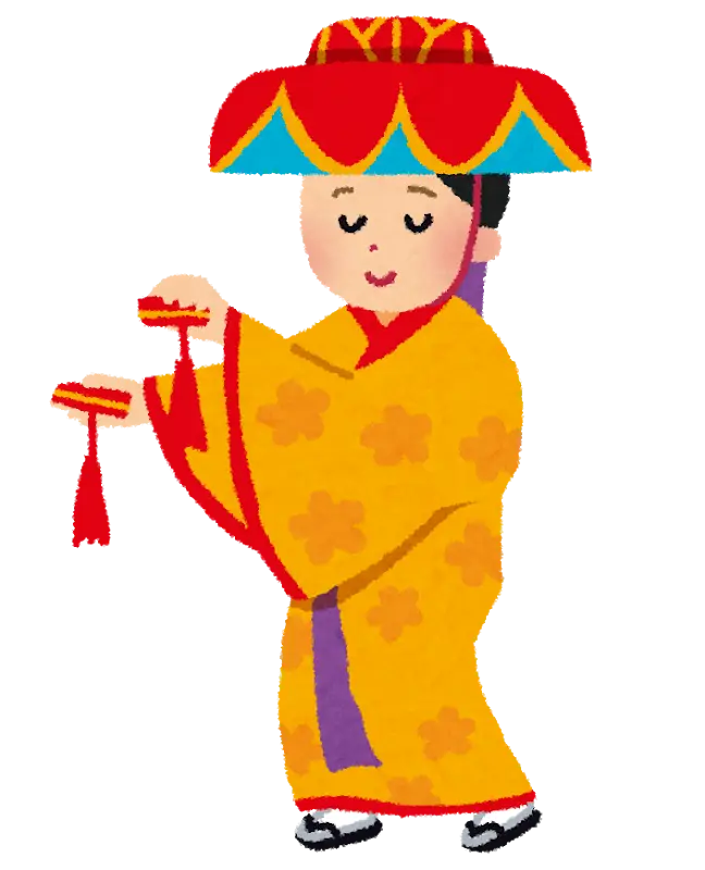 Traditional Japanese Kimono Illustration