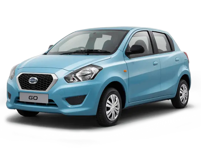 Blue Compact Urban Car