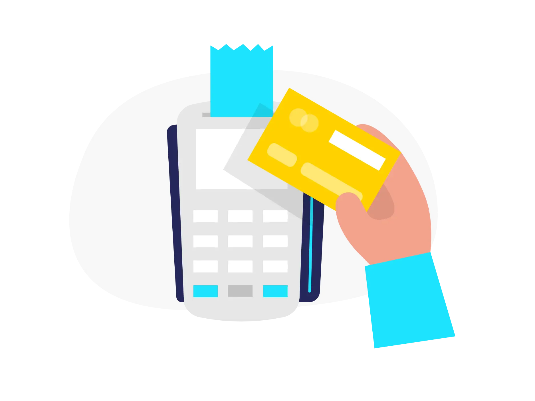 POS Terminal with Credit Card Transaction