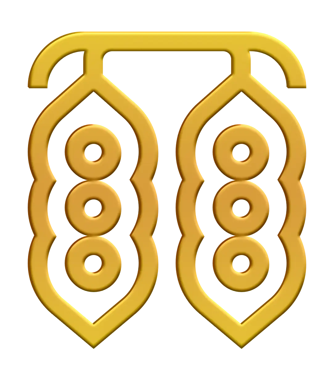 Stylish Gold Earrings