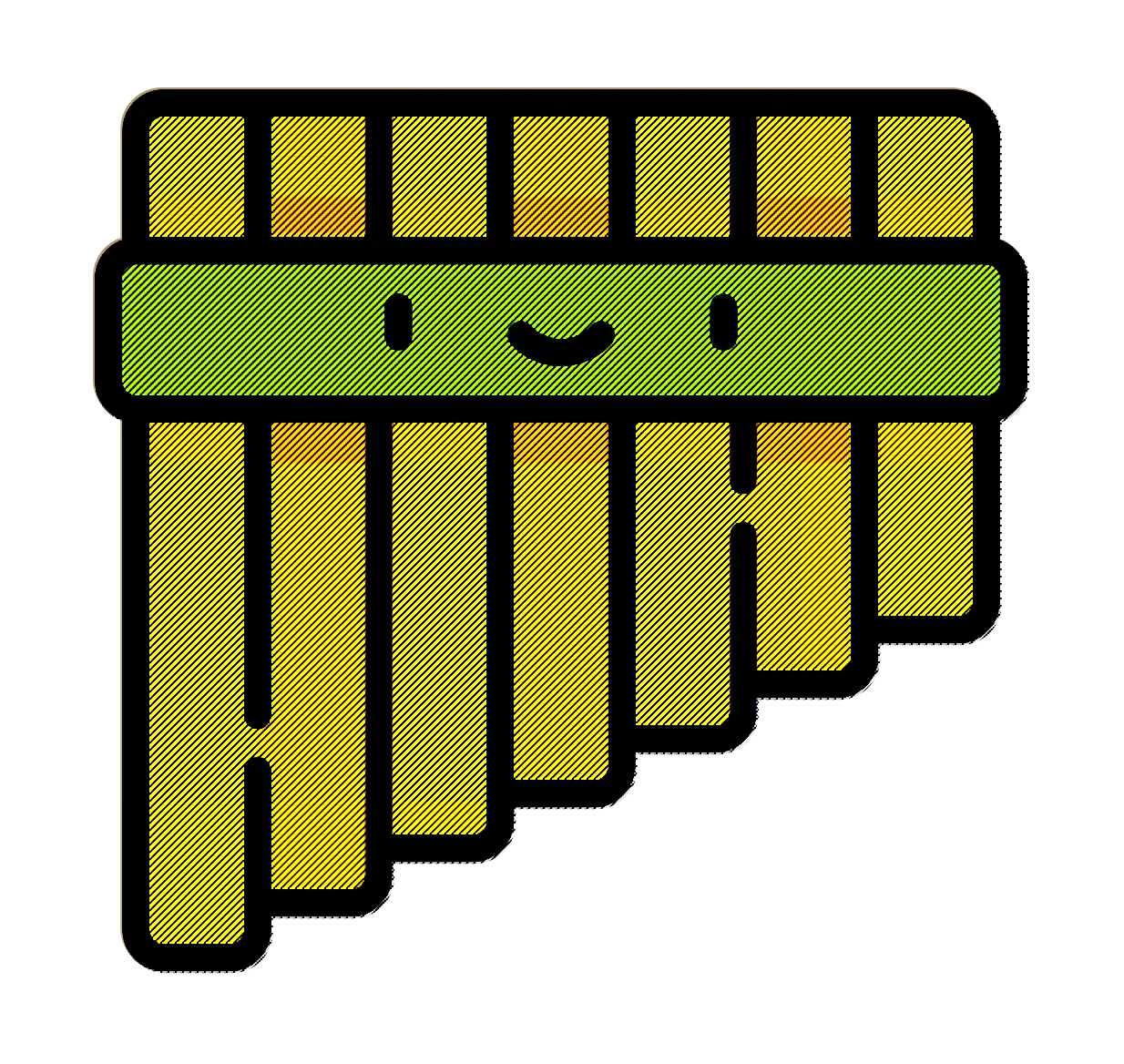 Cute Pan Flute Illustration